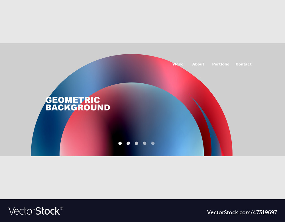 Trendy simple circle gradient abstract background Vector Image Trendy simple circle gradient abstract background