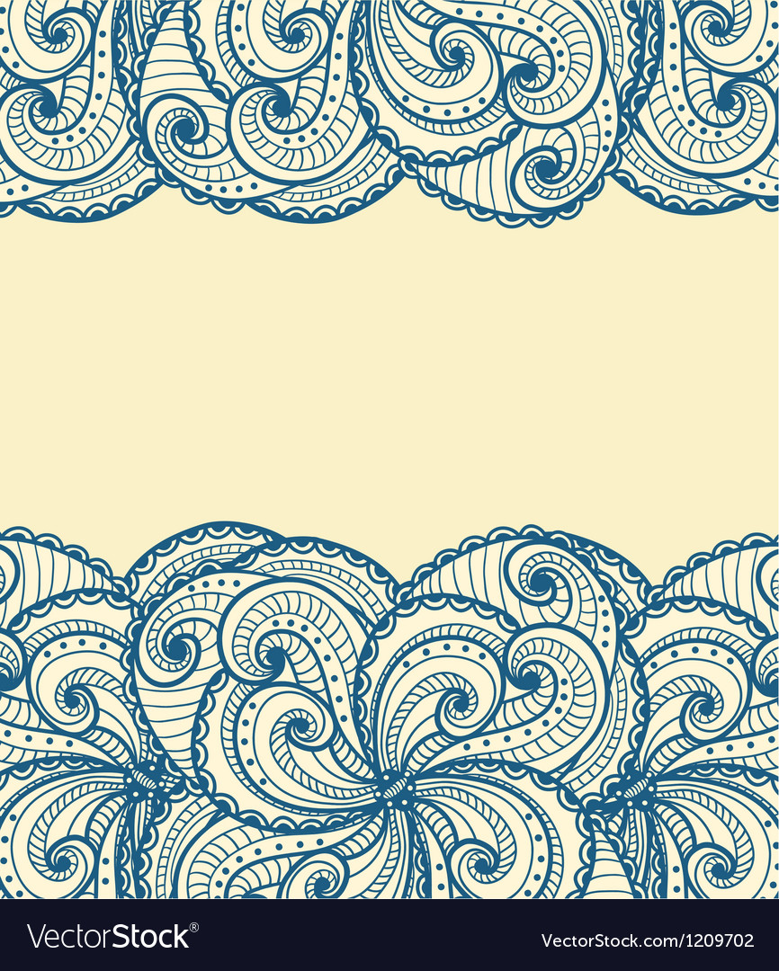 Blue and yellow card Royalty Free Vector Image