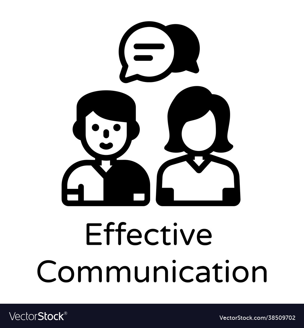 Effective communication Royalty Free Vector Image