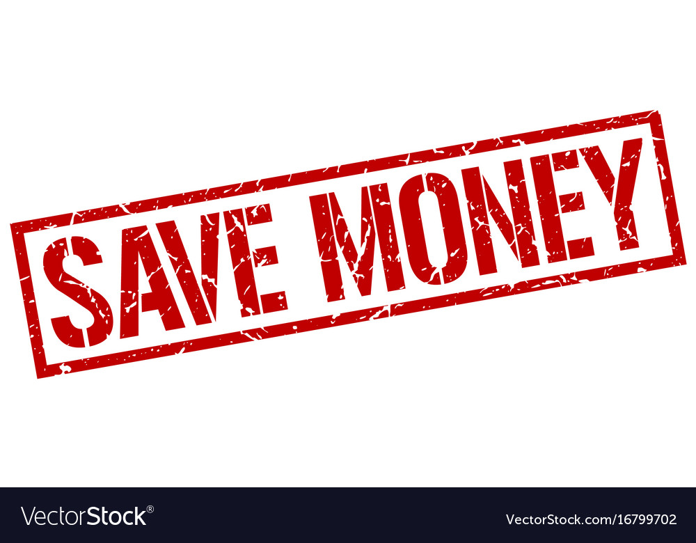 Save money stamp Royalty Free Vector Image - VectorStock