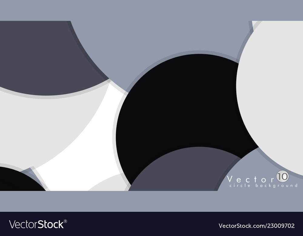Simple and colorful circles background design vector image Simple and colorful circles background design