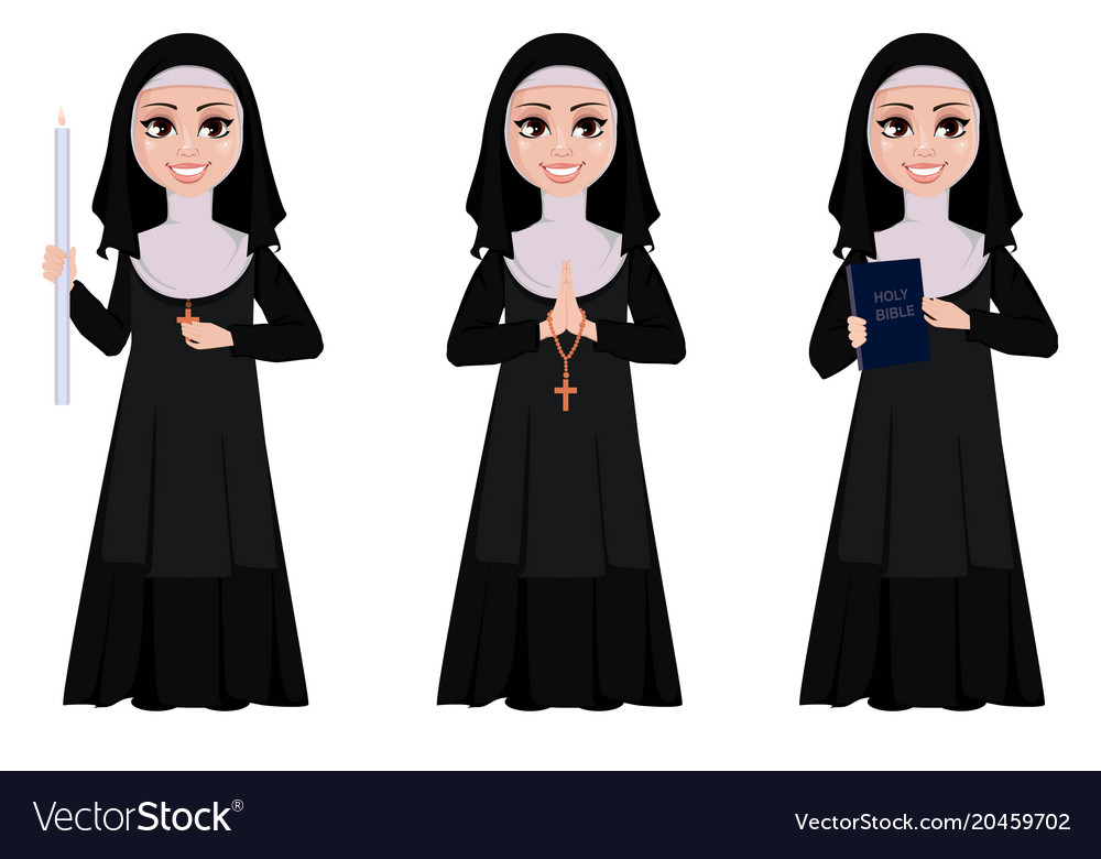 Smiling Nun Character Set