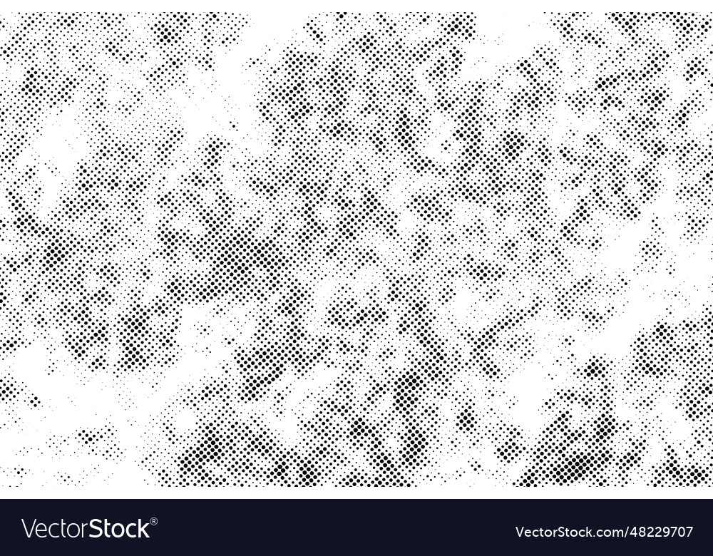Halftone texture overlay pixelate background vector image Halftone texture overlay pixelate background