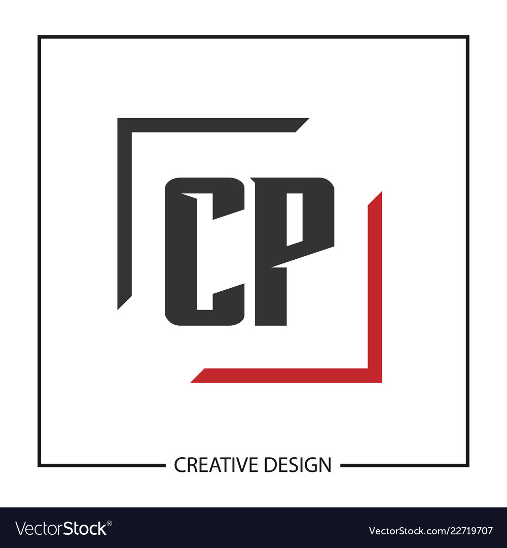 Original Buchstaben cp Logo Vorlage Design