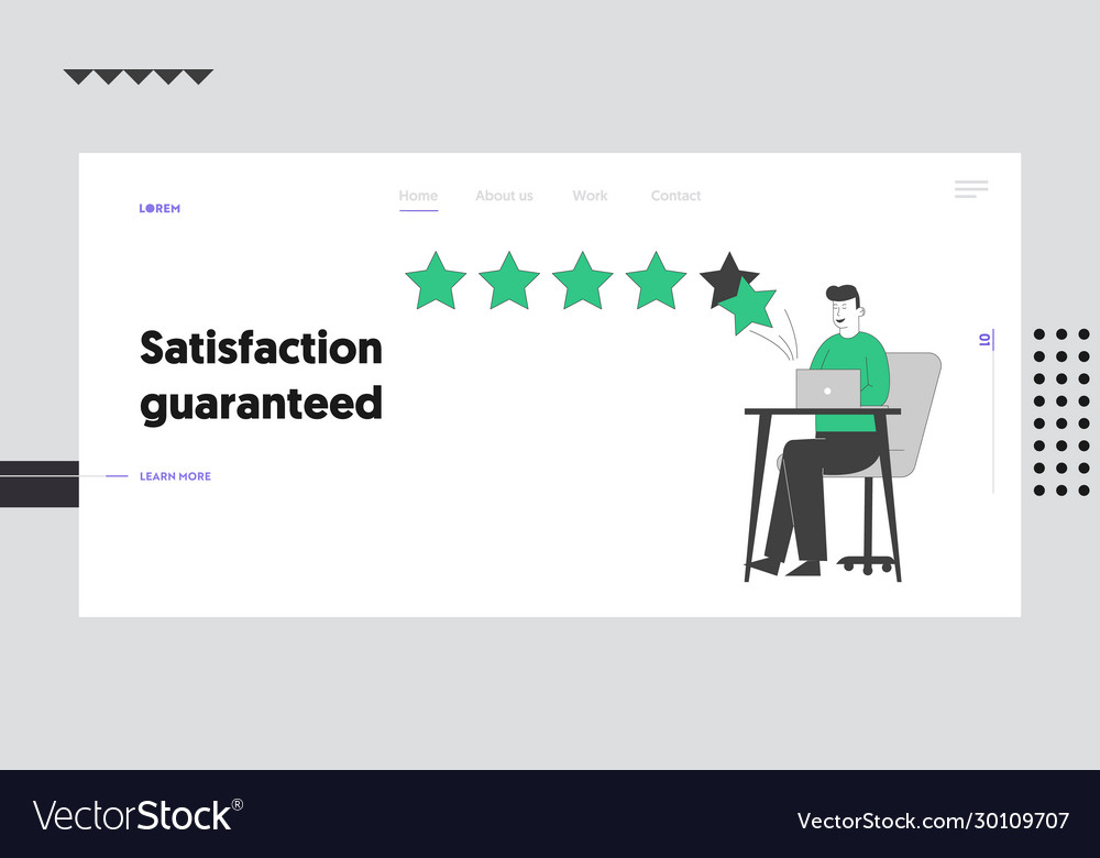 Ranking evaluation and rating classification vector image Ranking evaluation and rating classification