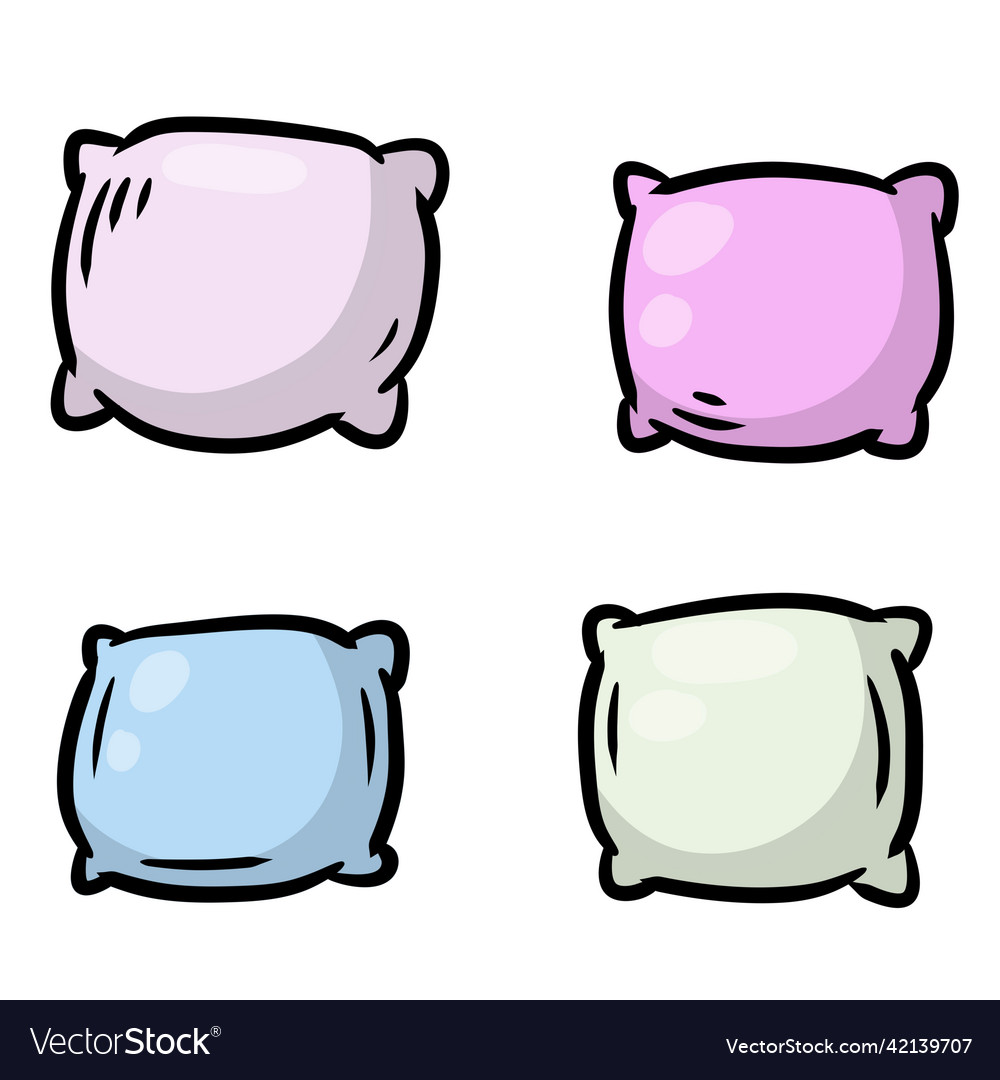Set of pillows large and small object