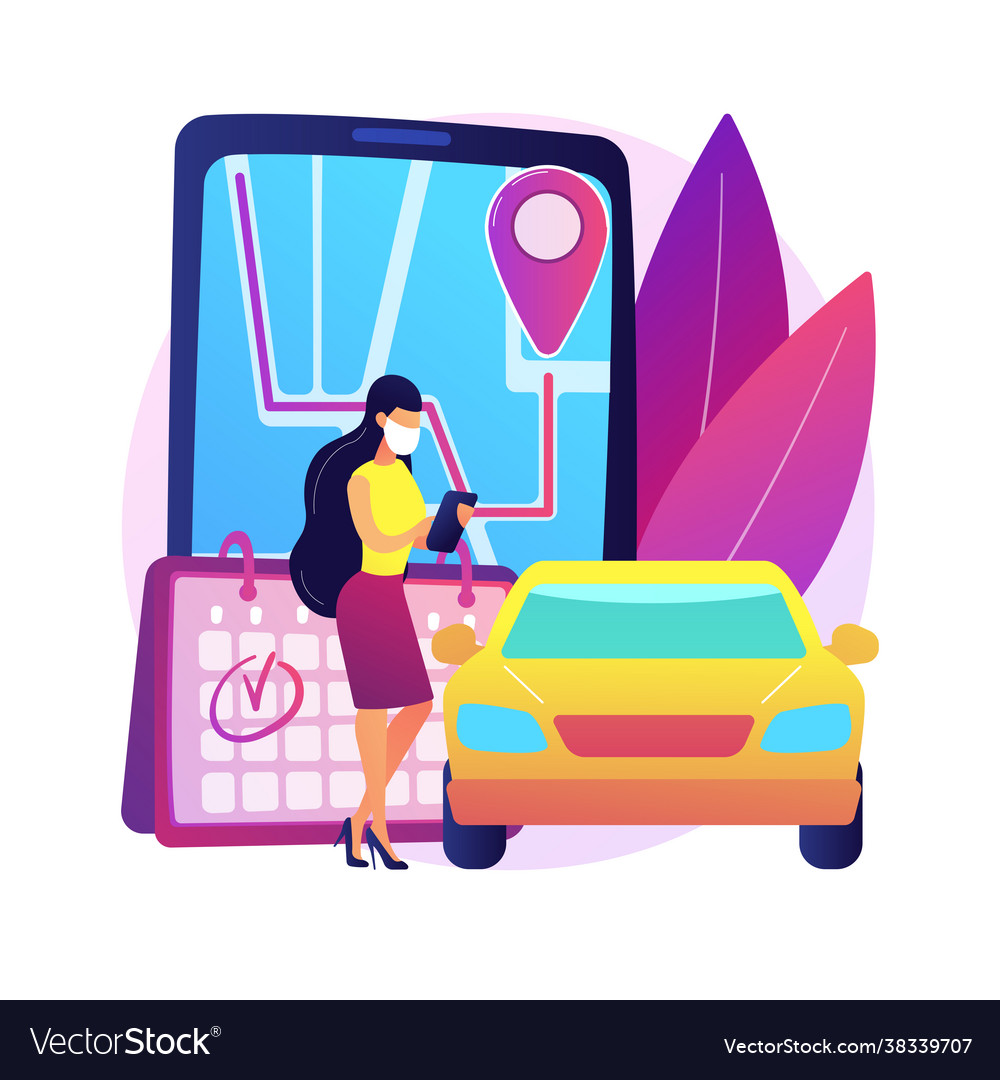 Set quick and efficient pickup service abstract Vector Image Set quick and efficient pickup service abstract