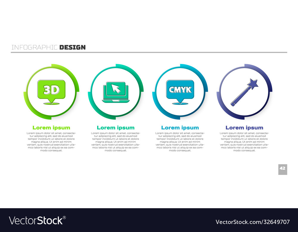 Set speech bubble with text 3d laptop and cursor vector image Set speech bubble with text 3d laptop and cursor