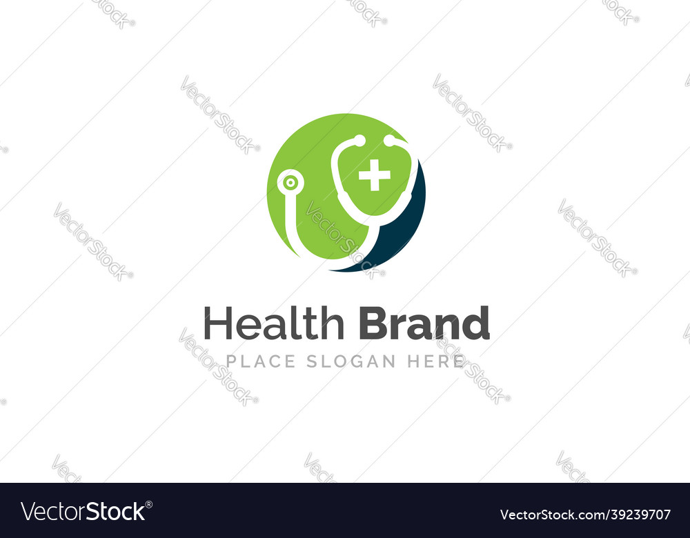 Stethoscope icon design health and medicine logo