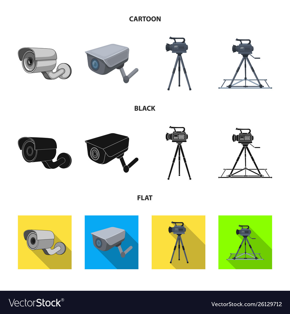 Design camcorder and camera symbol