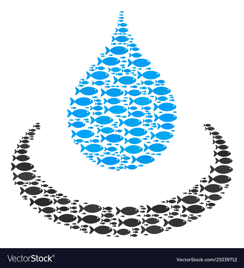 Fish drop ripple abstraction