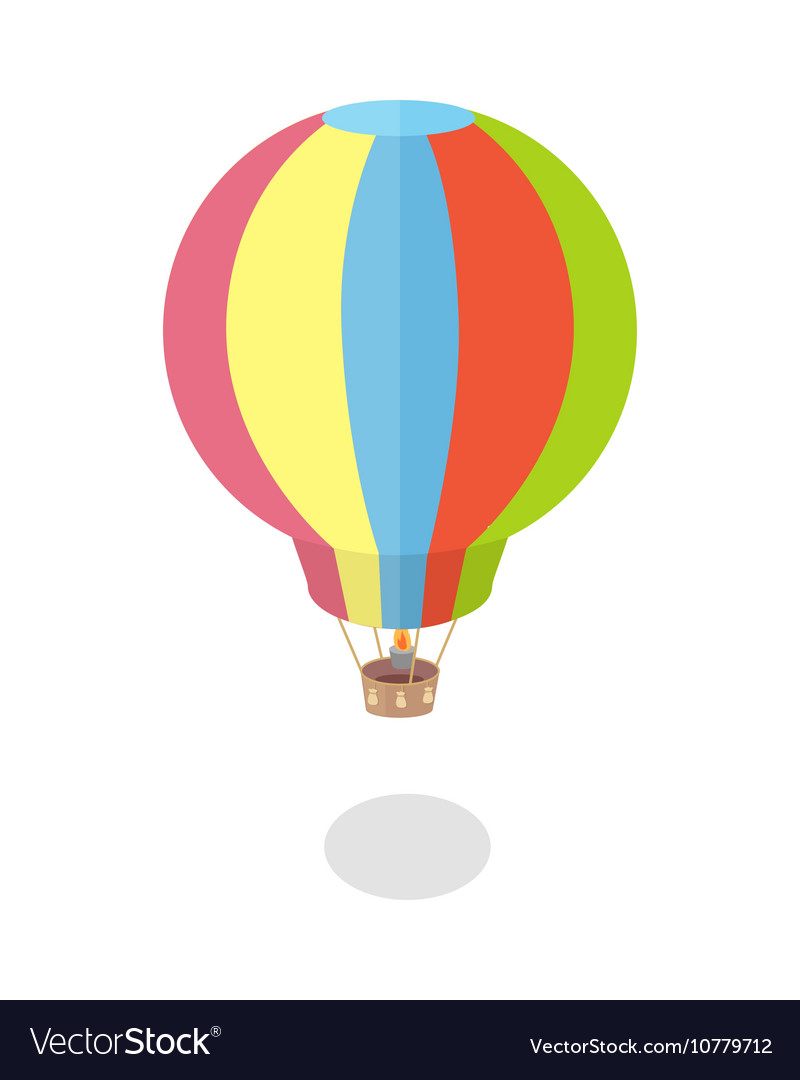 Hot air balloon icon Royalty Free Vector Image