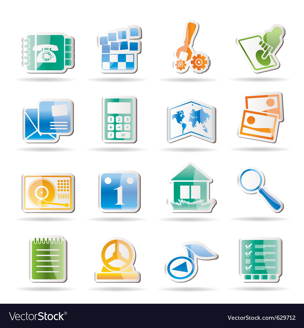 Phone and computer icons
