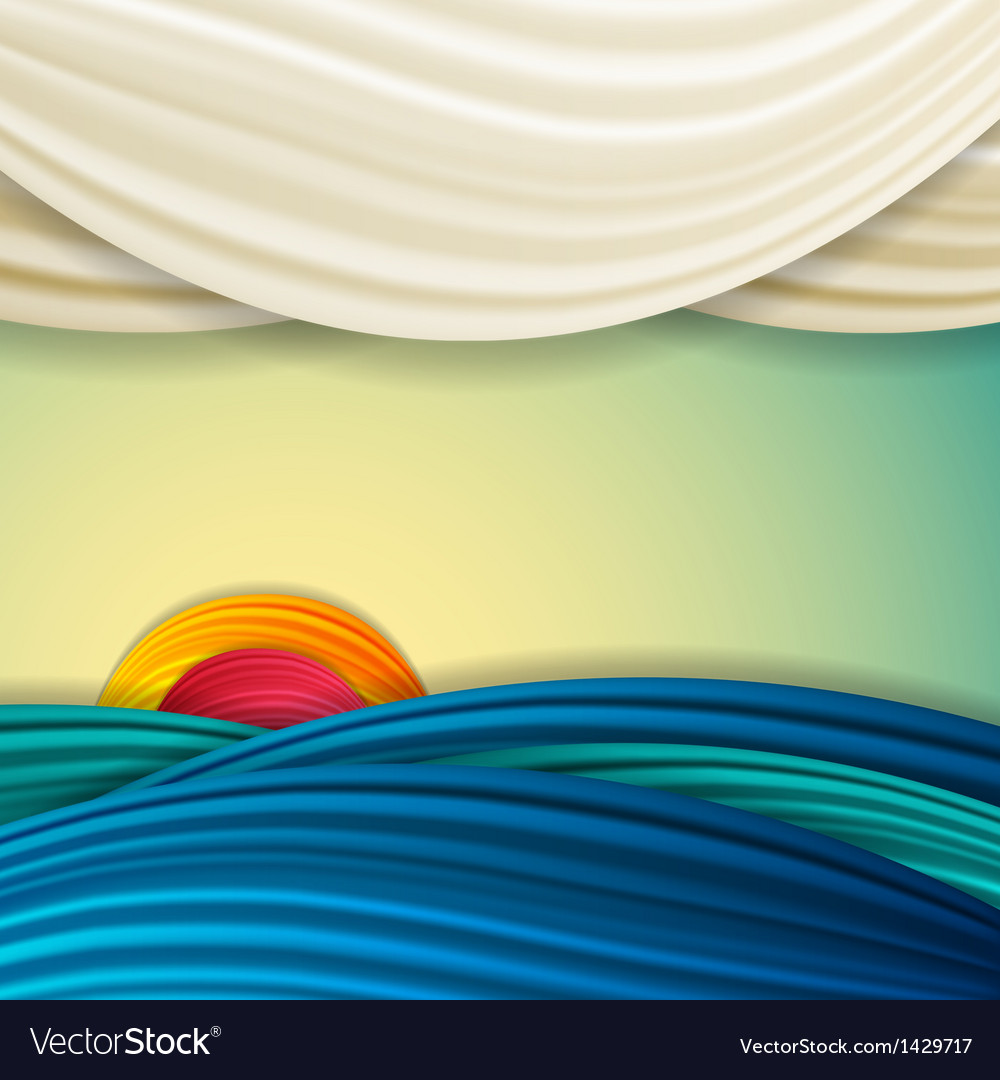 Abstract background from multi-colored horizontal