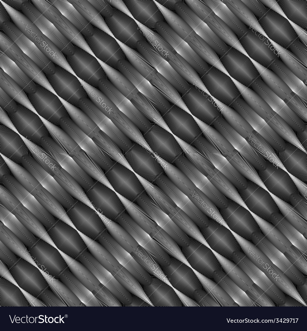 Design seamless monochrome convex pattern