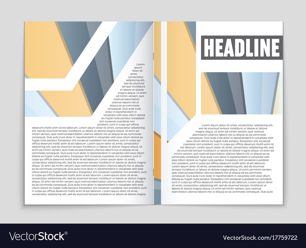 Abstract layout background set for art