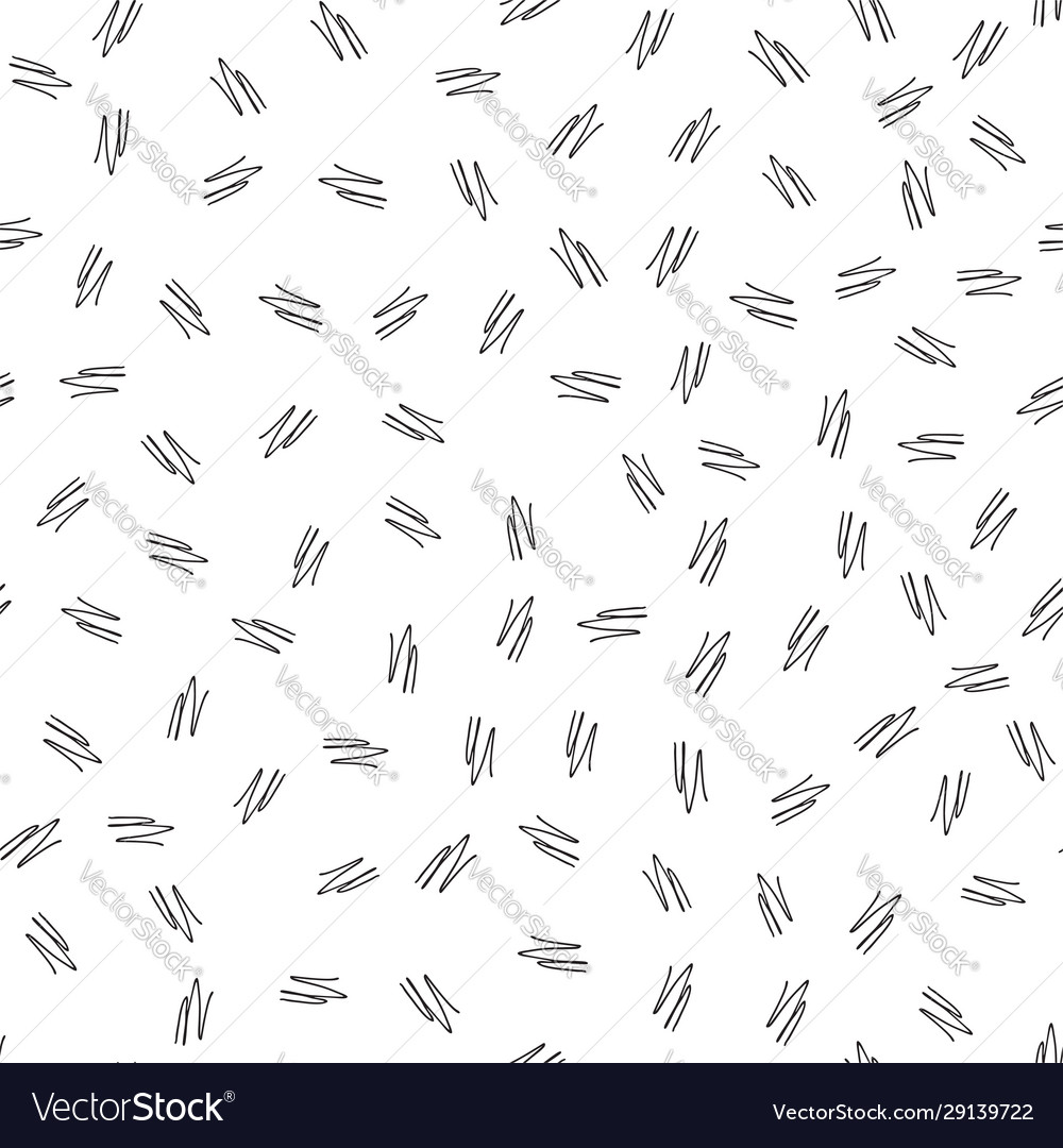 Abstract seamless pattern with doodles on white vector image Abstract seamless pattern with doodles on white