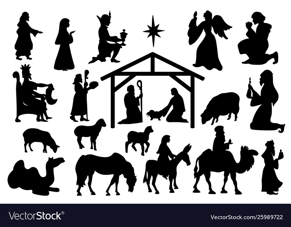 Famous elements christmas holly night Royalty Free Vector