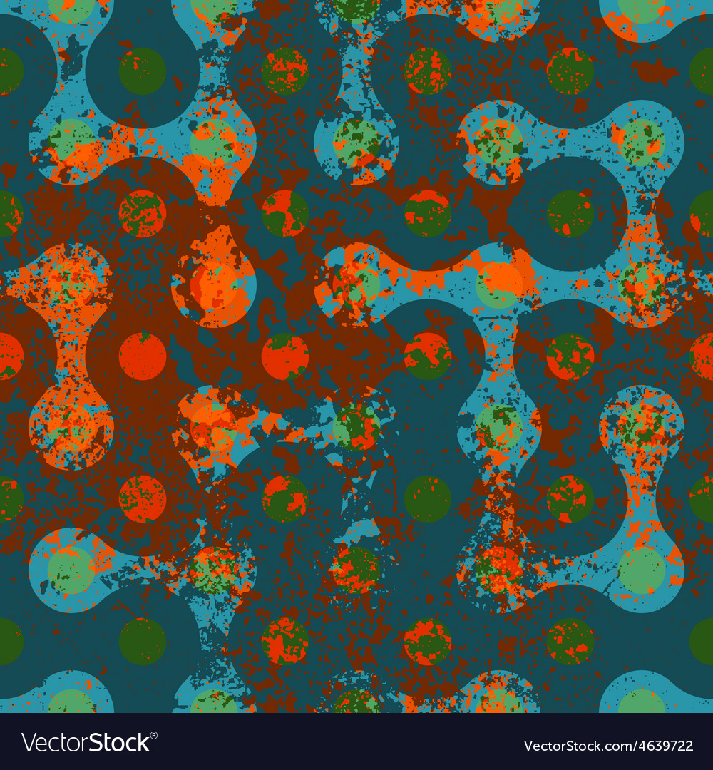 Grunge pattern with droplet elements