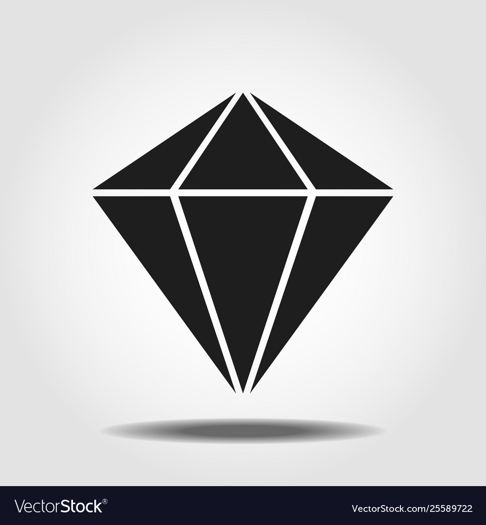 Isolated mineralogy icon symbol on clean