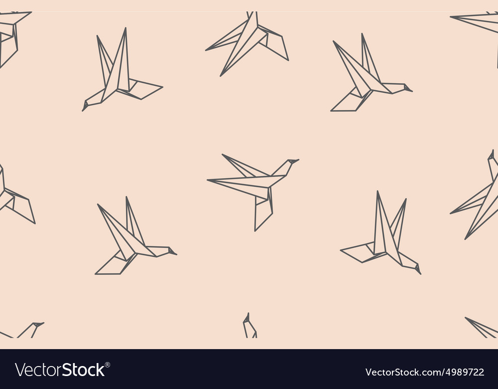 Origami Bird Pattern