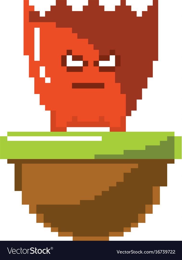 Video game virtual character in the platform