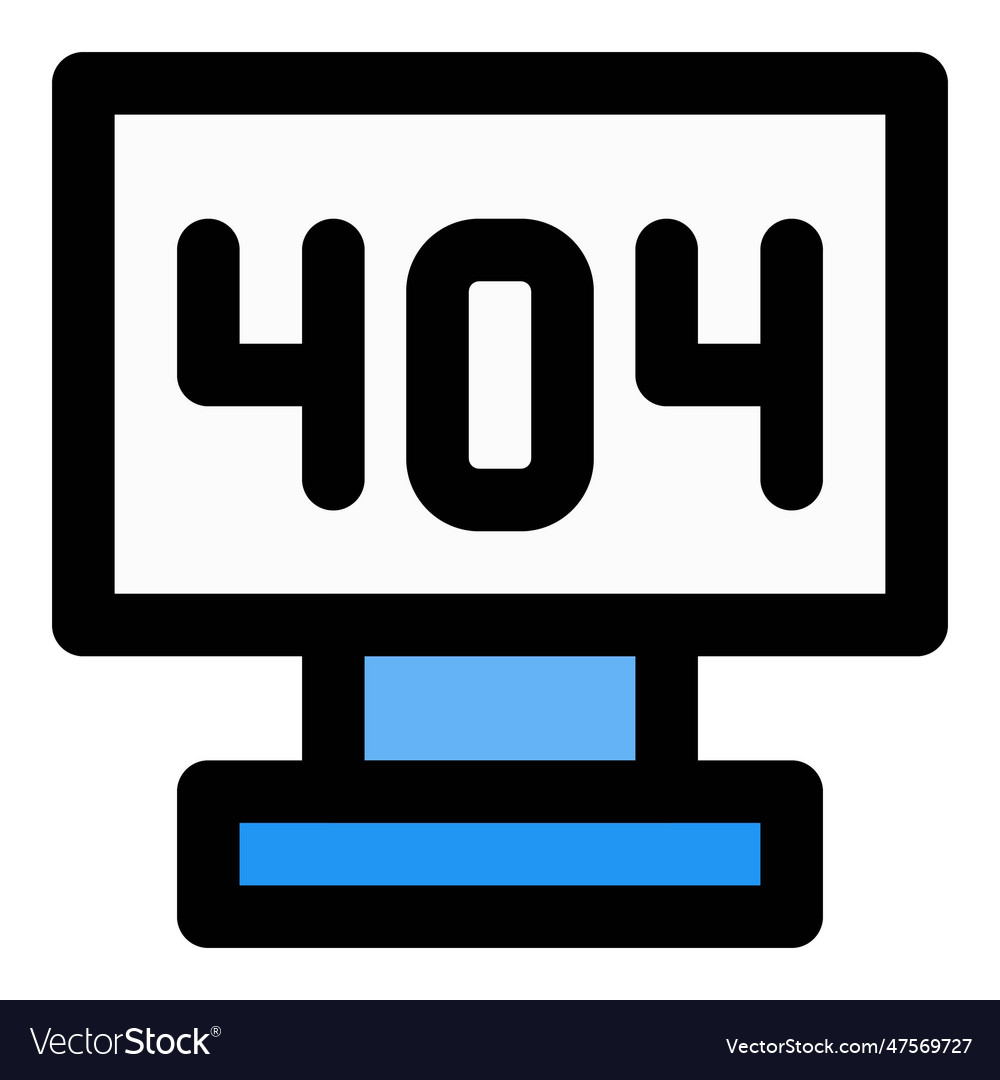 404 a symbol indicating error