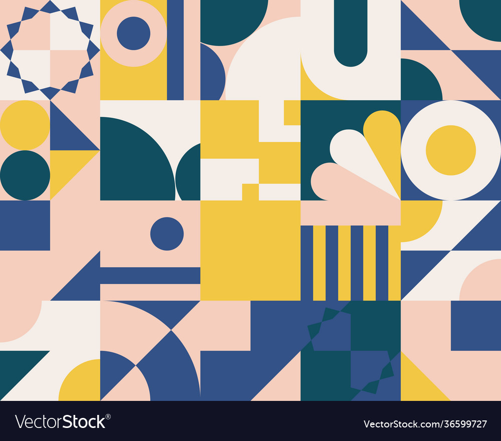 Abstract pattern design elements vector image Abstract pattern design elements