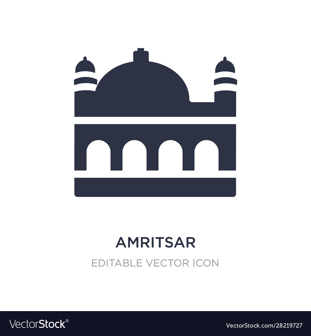 Amritsar icon on white background simple element