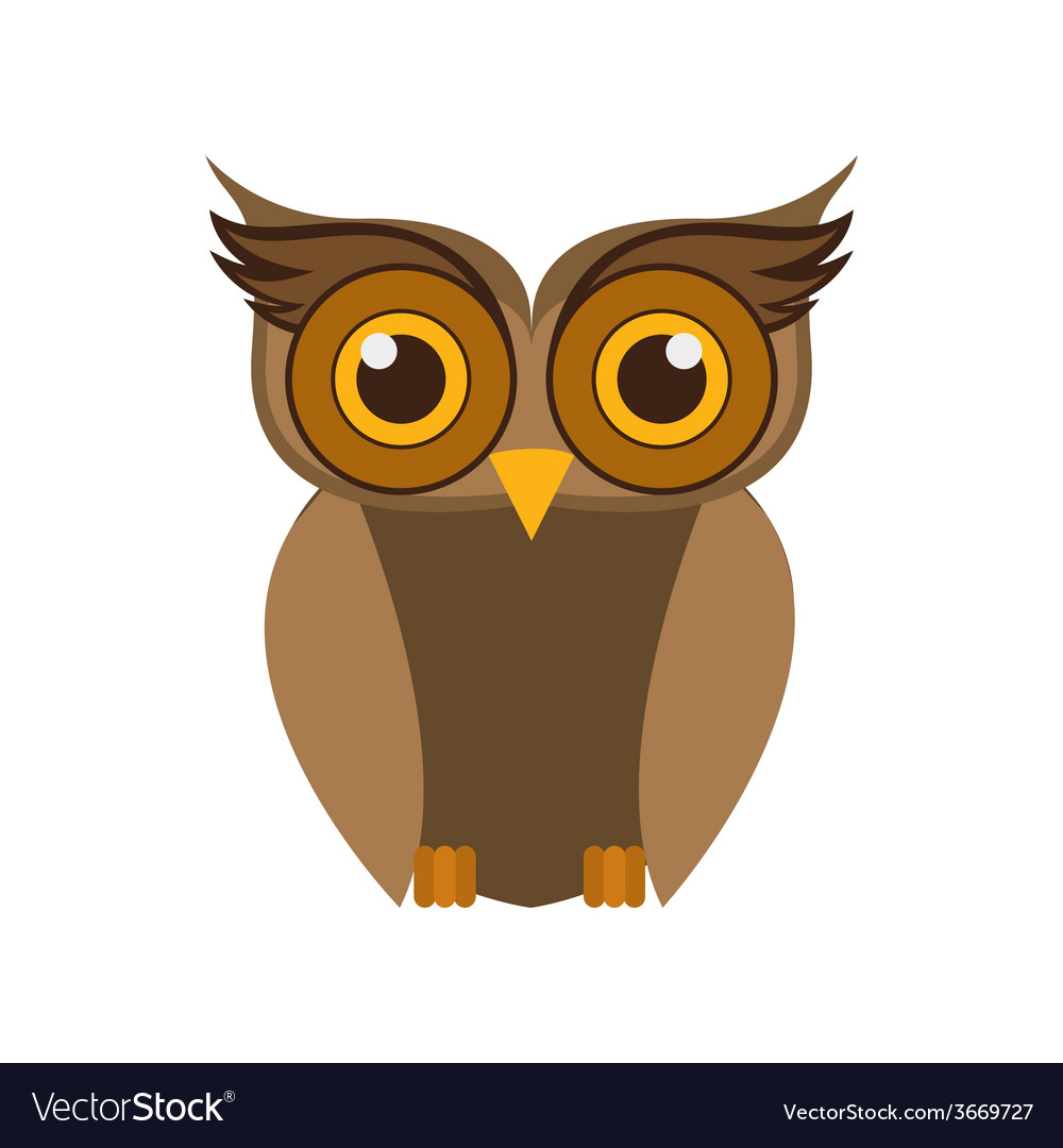 Bird design over white background