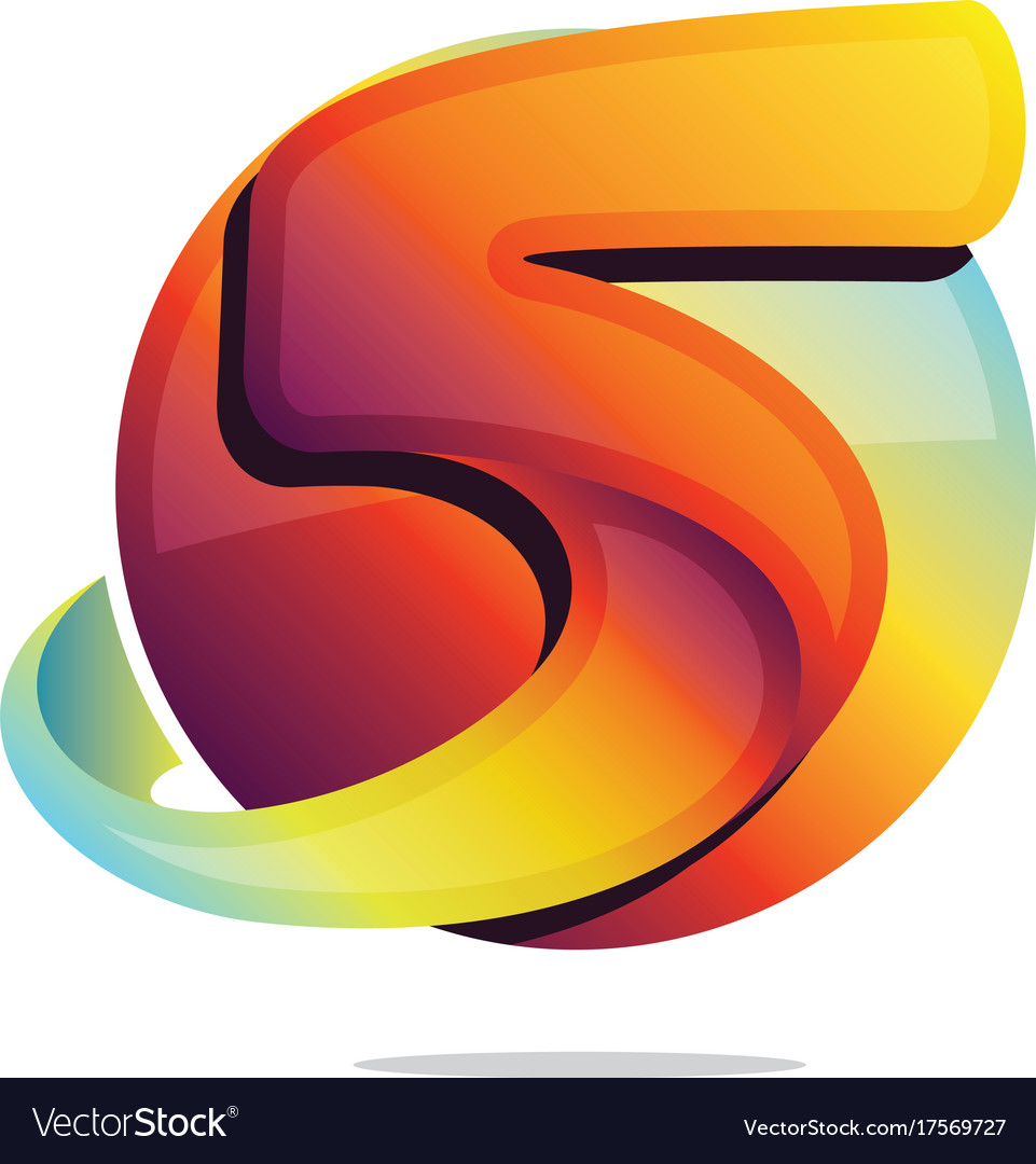 Dynamic Number Five Icon