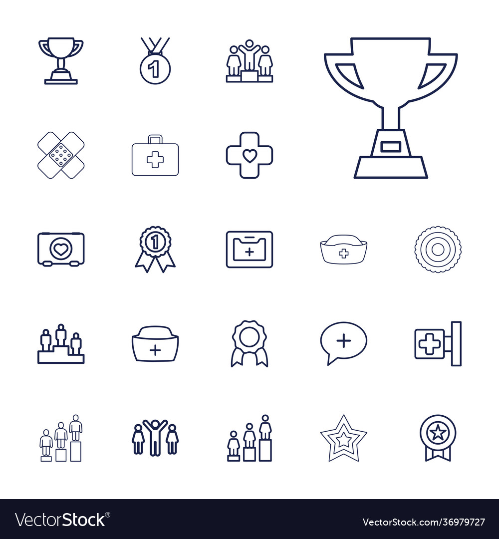 First icons Royalty Free Vector Image - VectorStock