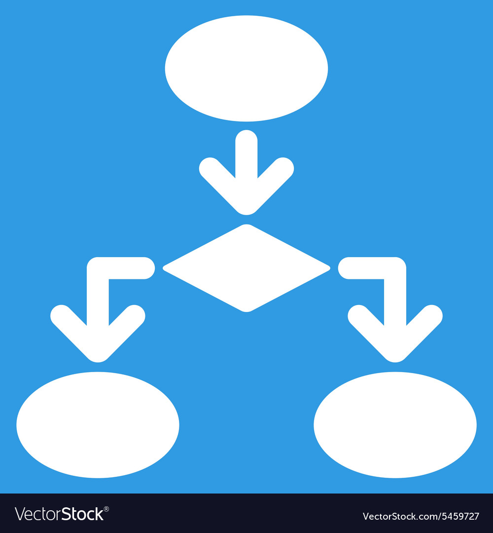 Flowchart icon from commerce set