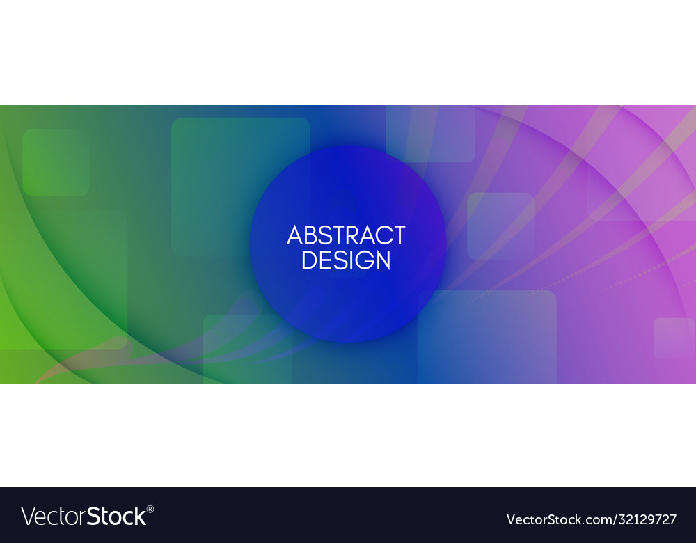Fluid geometric abstract wave gradient shape vector image Fluid geometric abstract wave gradient shape