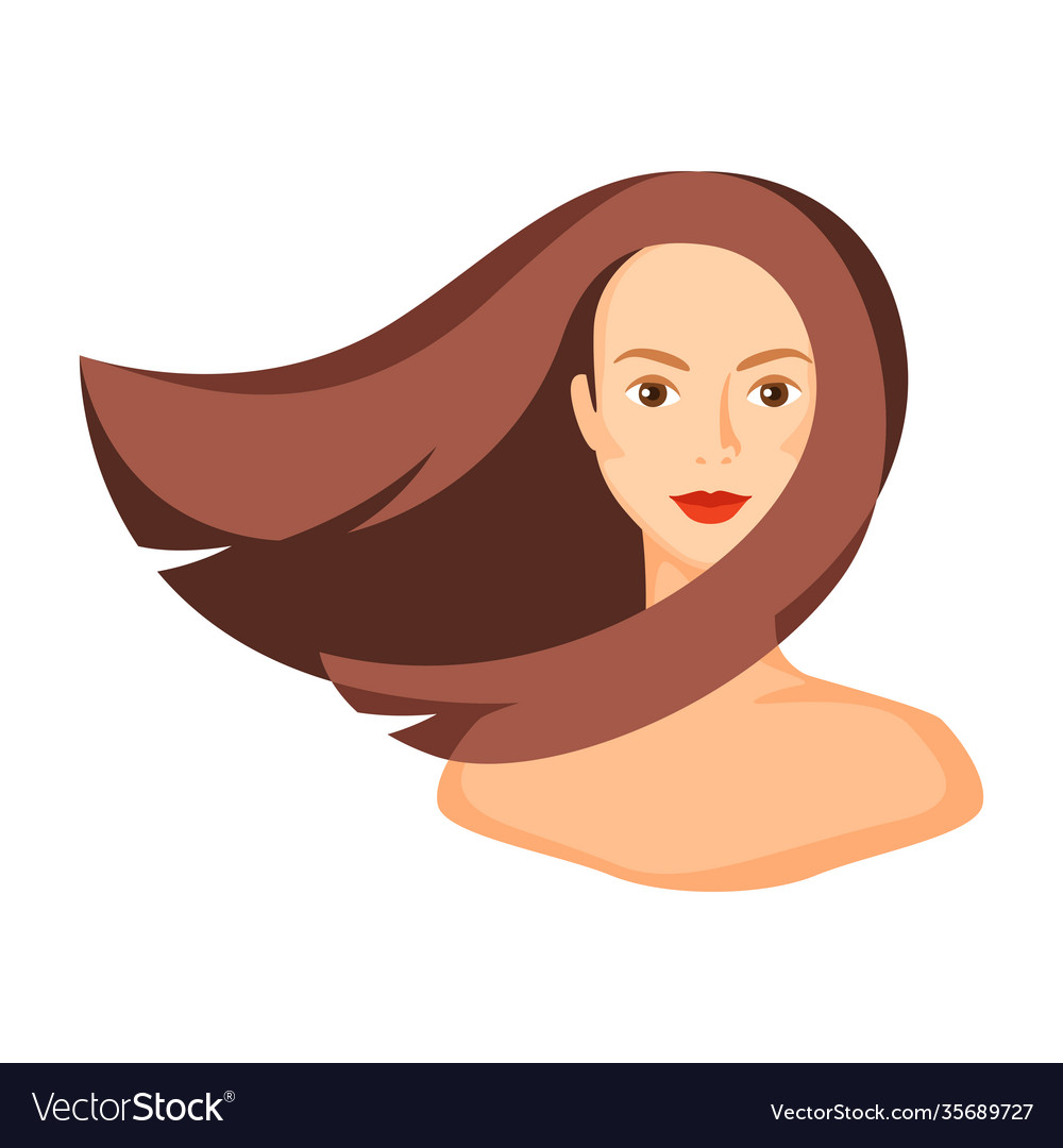 Girl with brown hair