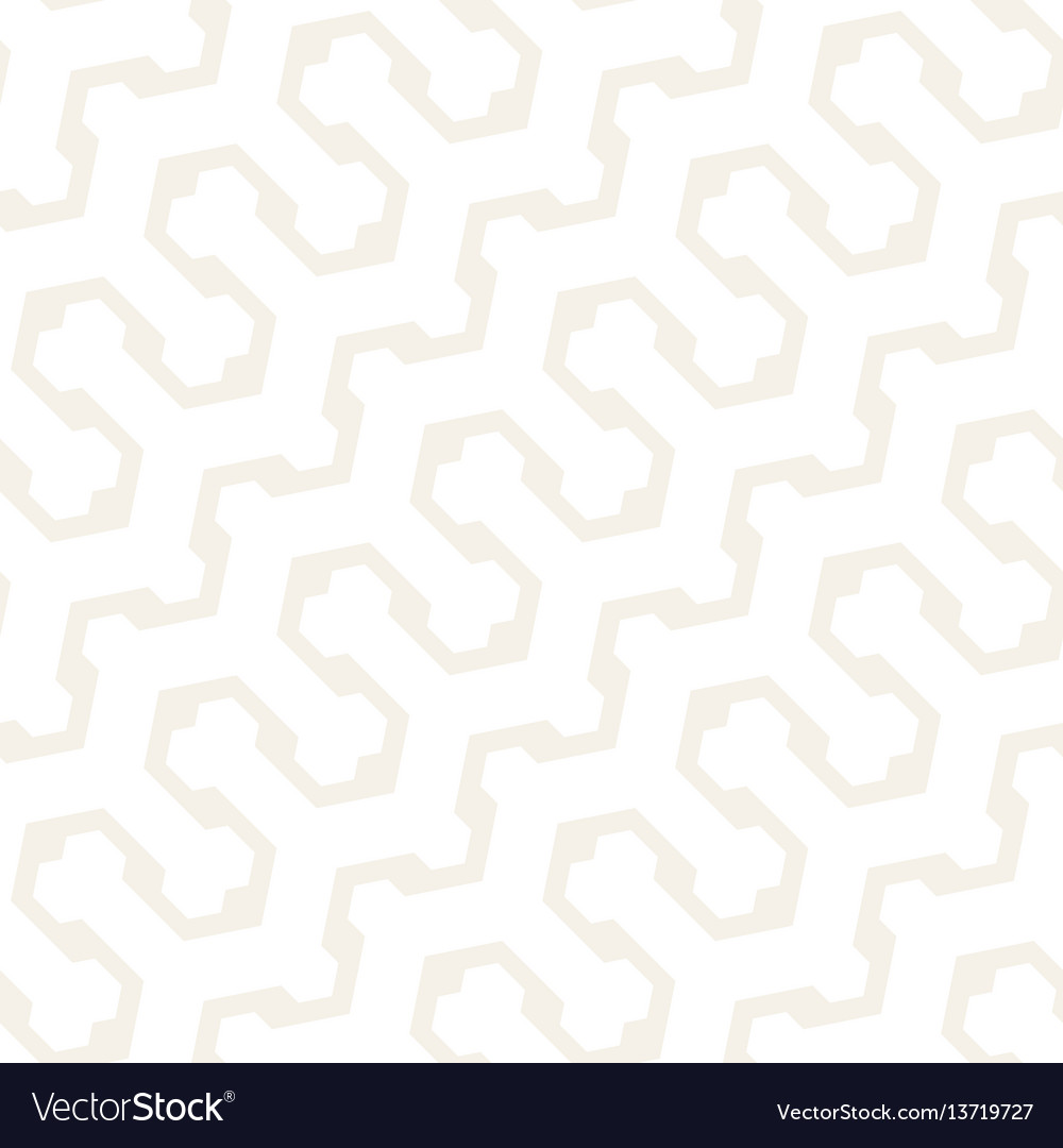 Hexagonal Interlaced Lines Pattern