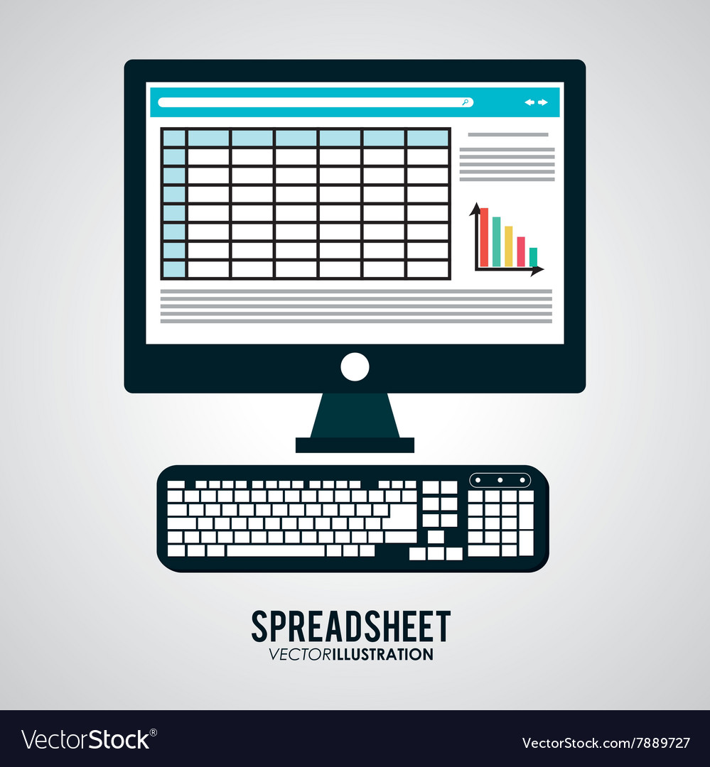 Spreadsheet Data Analysis Icon
