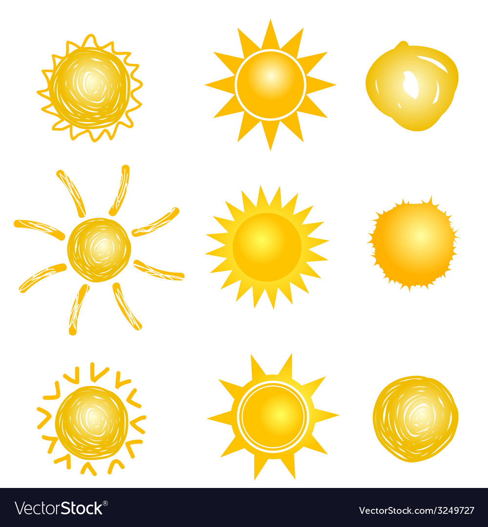 Sun set drawing