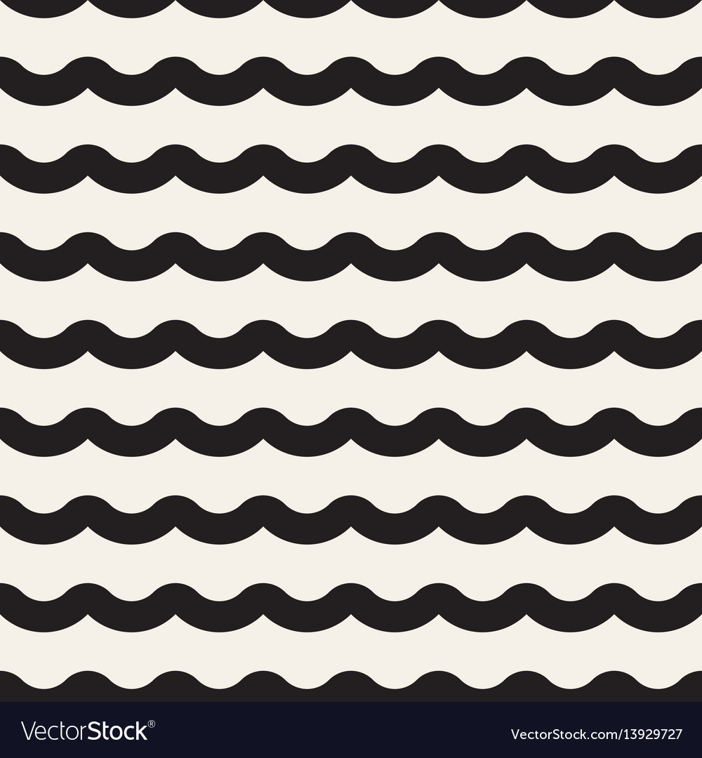 Wavy Line Pattern - Seamless Repeat