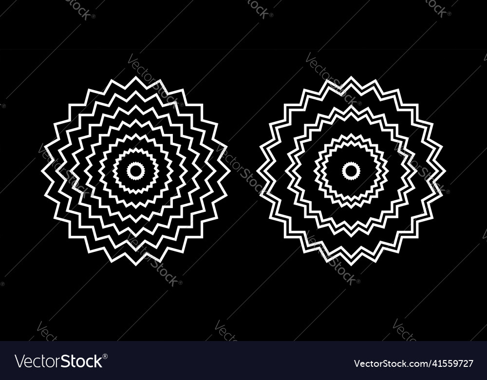 Zigzag Circle Patterns