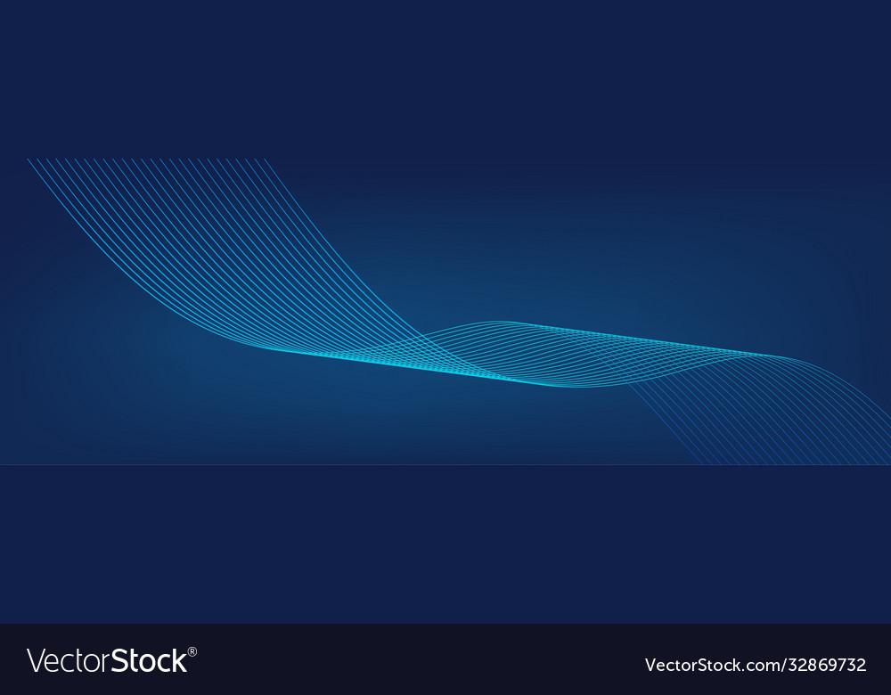 Blue wave background abstract curve dotted line Vector Image Blue wave background abstract curve dotted line
