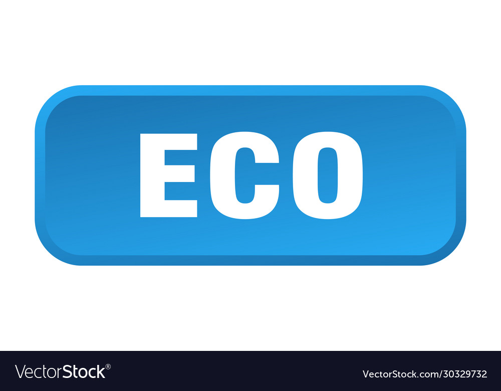 Eco button square 3d push