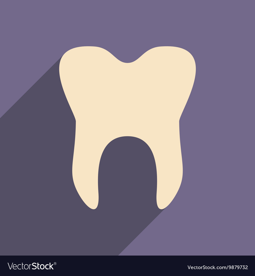 Flat with shadow icon and mobile application