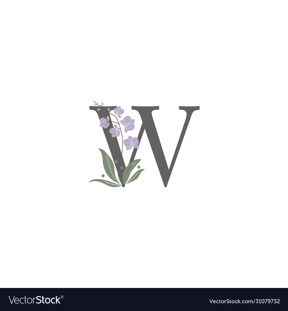 Letter w logo icon design template elements