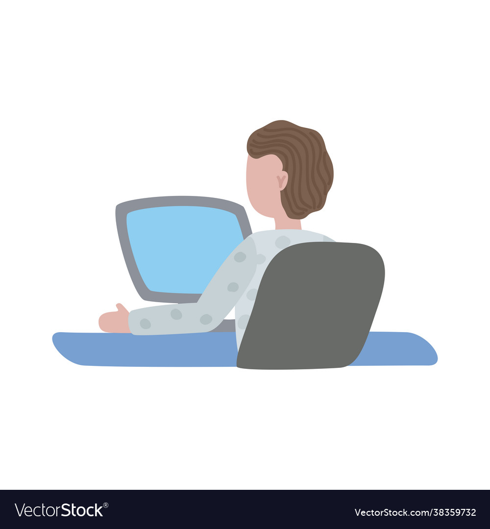 Man with computer