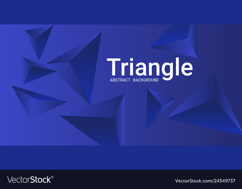 Abstract composition of triangle vector image Abstract composition of triangle