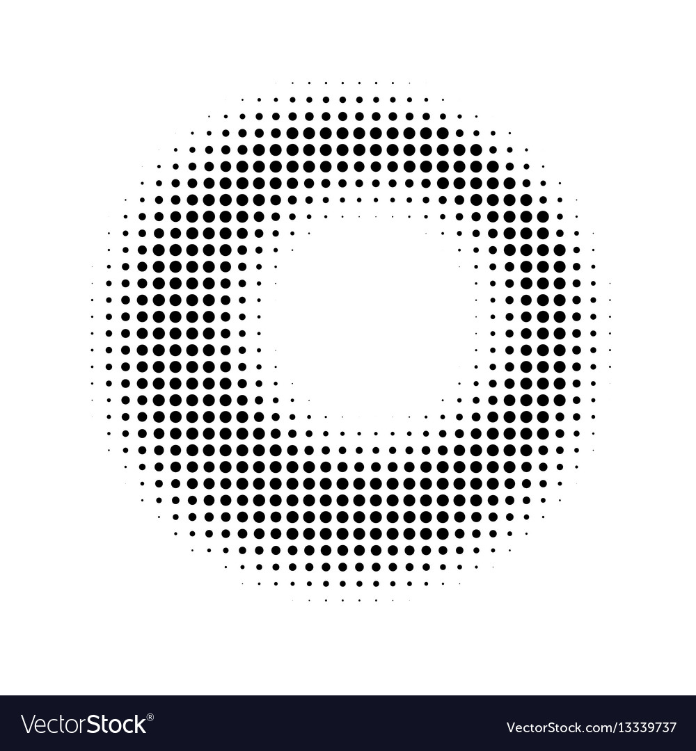 Abstract halftone circle background