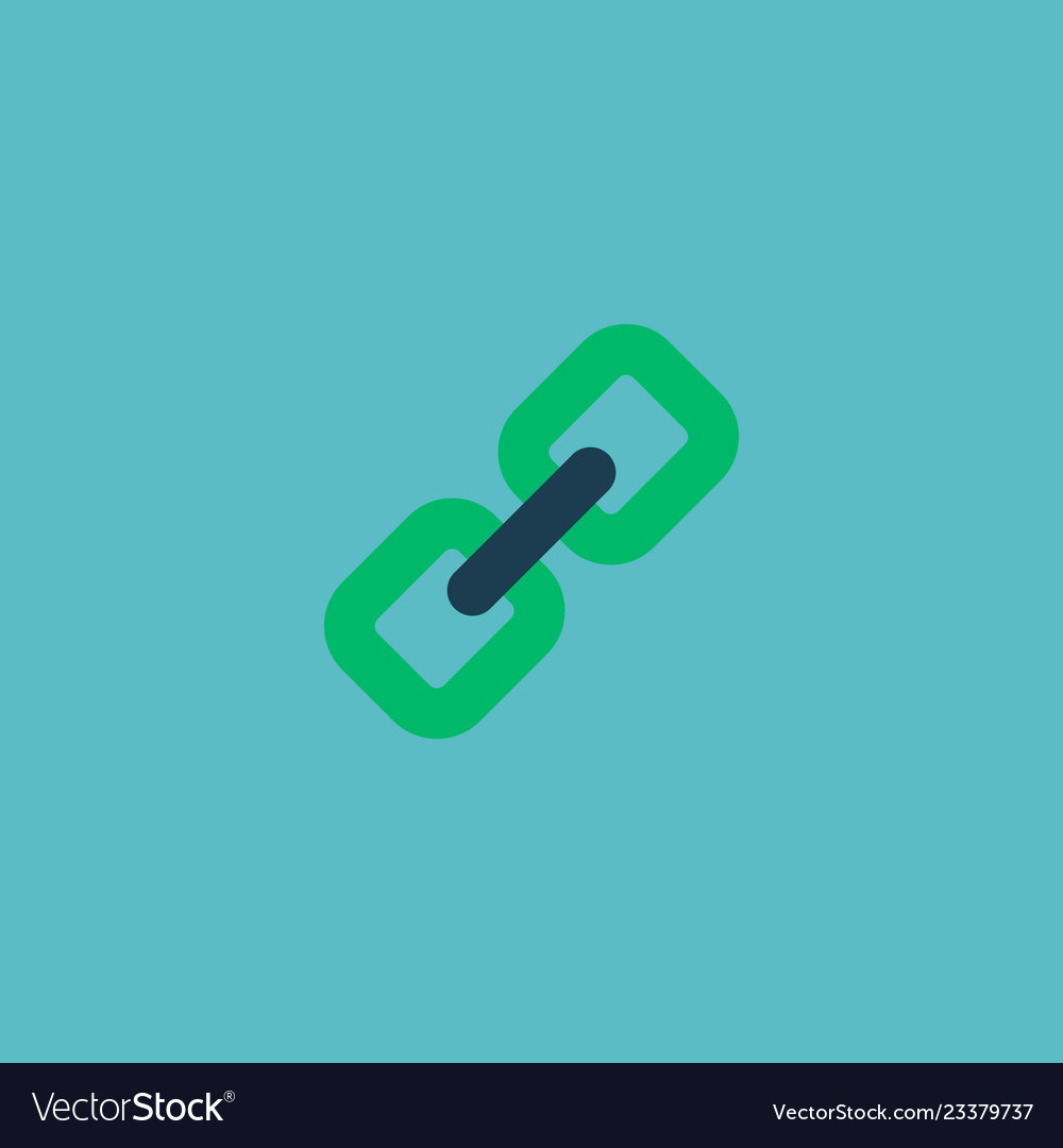 Add link icon flat element