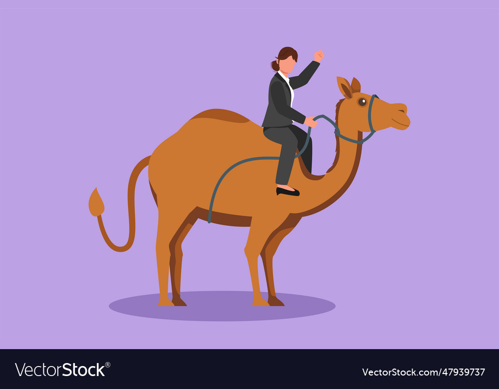 Character flat drawing arabian businesswoman