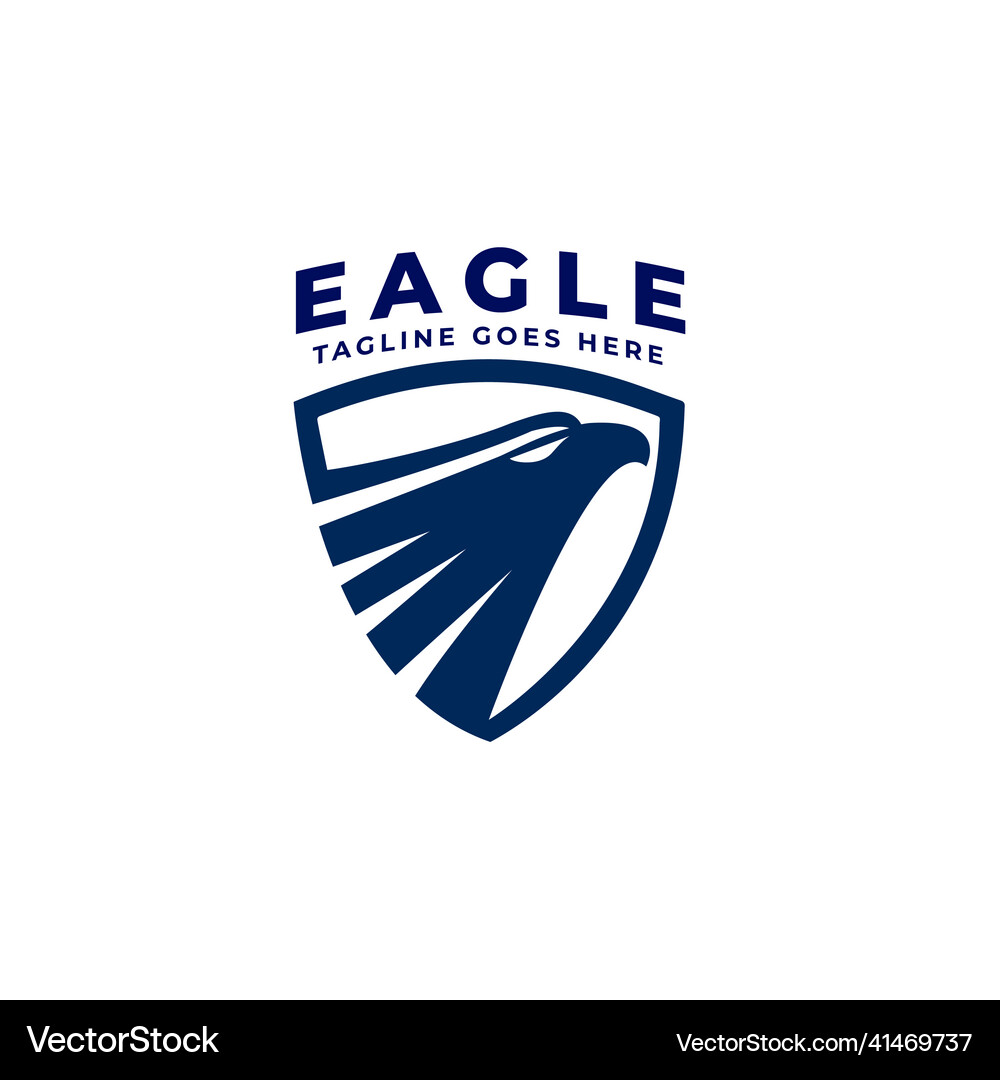 Eagle shield Royalty Free Vector Image - VectorStock